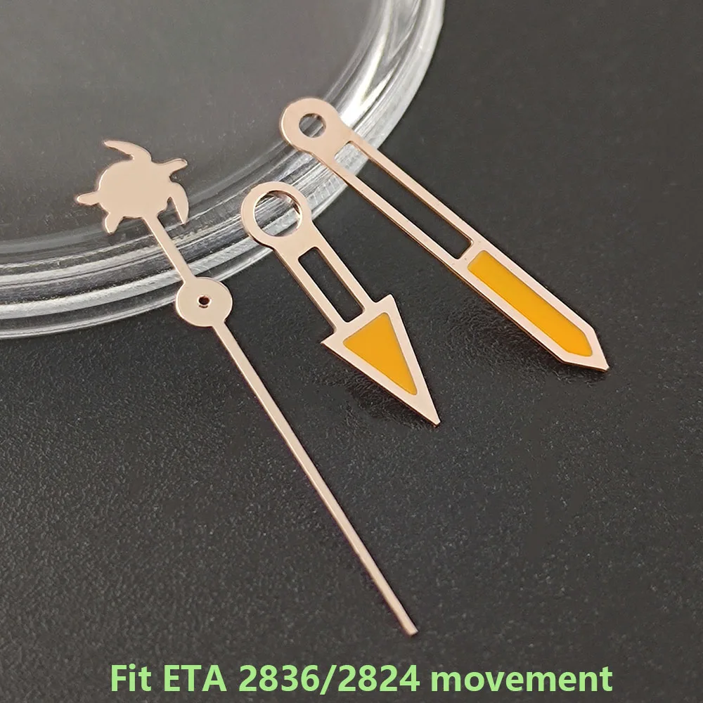 นาฬิกามือ Fit NH35 NH36 ETA 2836 2824 Miyota 8205 8215 821A Mingzhu DG 2813 3804การเคลื่อนไหว