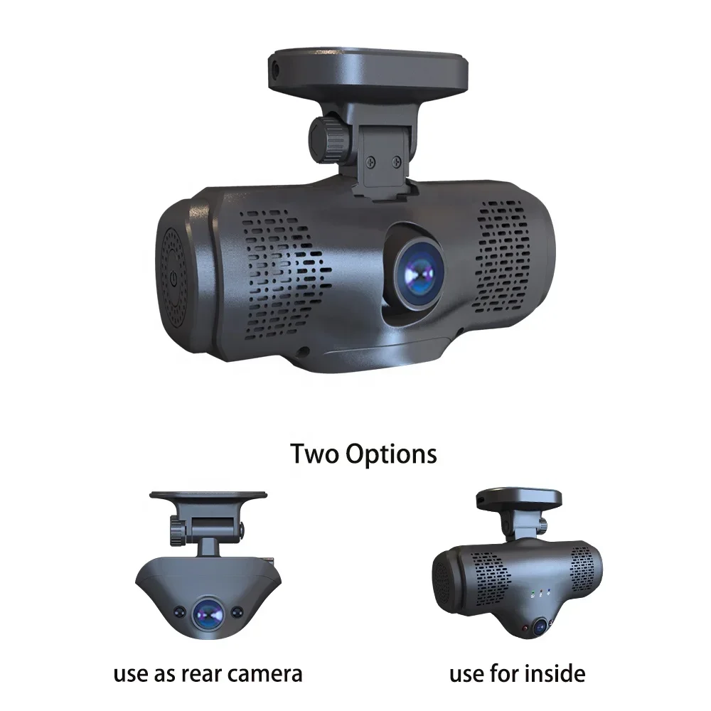 Built-in Dual Channel Dashcam 4g Car Black Box Vehicle Driving Tool