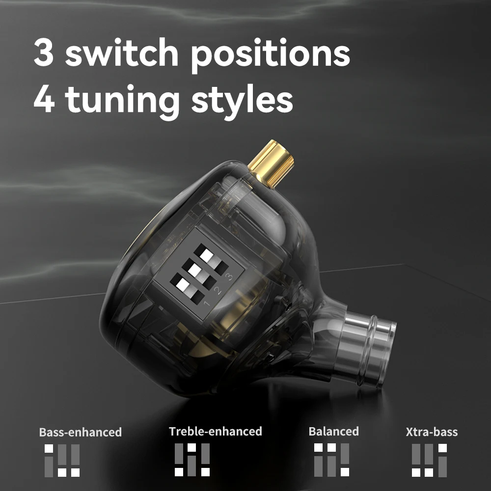 TRN MT1 MAX auriculares intrauditivos controlador dinámico de doble imán con cable con interruptor de sintonización cancelación auriculares HIFI auriculares bajos MT4 MT3