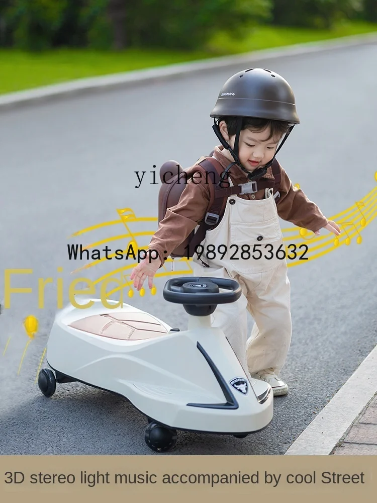 AD Baby Swing Car Luge Adulto Anti-Rollover Swing Baby Walker