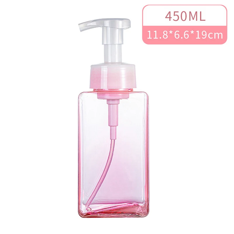 Facial Cleanser Espuma Dispenser, Garrafa De Bomba De Plástico, Mini Garrafa Vazia, Recarregável para Viagens, Limpeza De Cosméticos, Mousse, 250 ml, 450ml