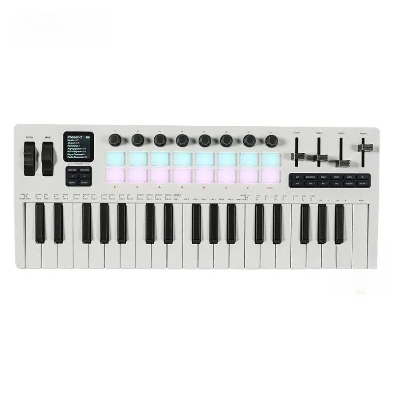37-Keys MIDI Keyboard, Professional Arranger Portable Pad Starter Composer MIDI Controller