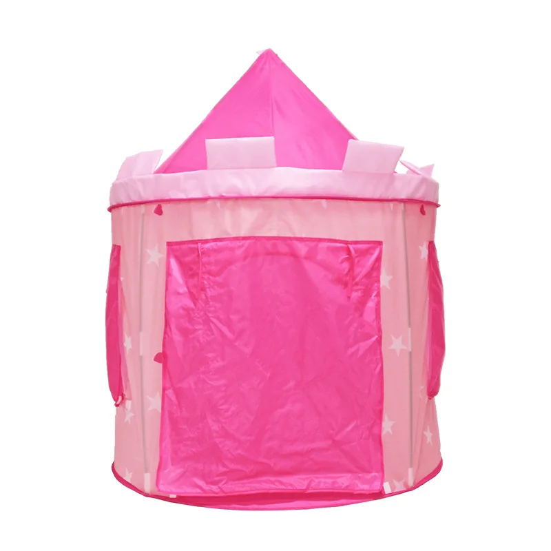 Tente de jouet portable rose pour enfants, maison de jeu intérieure et extérieure, jardin respirant, maison pliable délibérément, château pour enfants, cadeaux pour filles