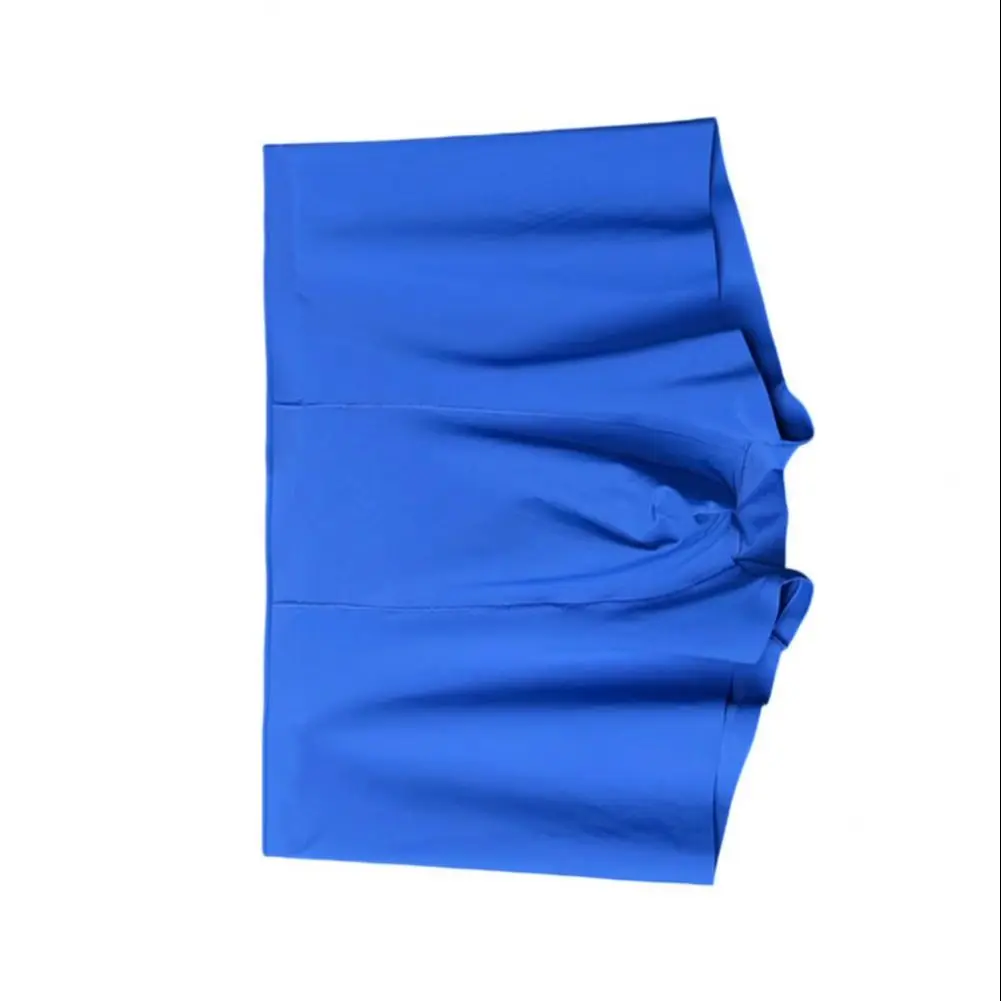 

Men Boxer Underwear Elastic Mid-waist Boxers Men's Mid-rise High Elasticity Boxer Briefs in Solid Colors for Daily for Comfort