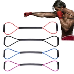 Boxing Resistance Bands Elastic Band Rope Rubber Speed Training Anti-Slip Foam Cover Arm Strength Training For Home Gym Workout