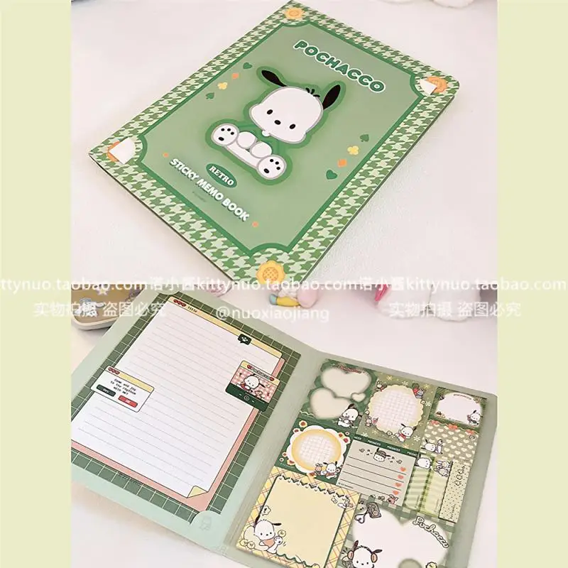 Kawaii Cute Sanrio Convenience Book My melody Kuromi Hello kitty Note Book Paste Notepad Stationery Student Birthday Present