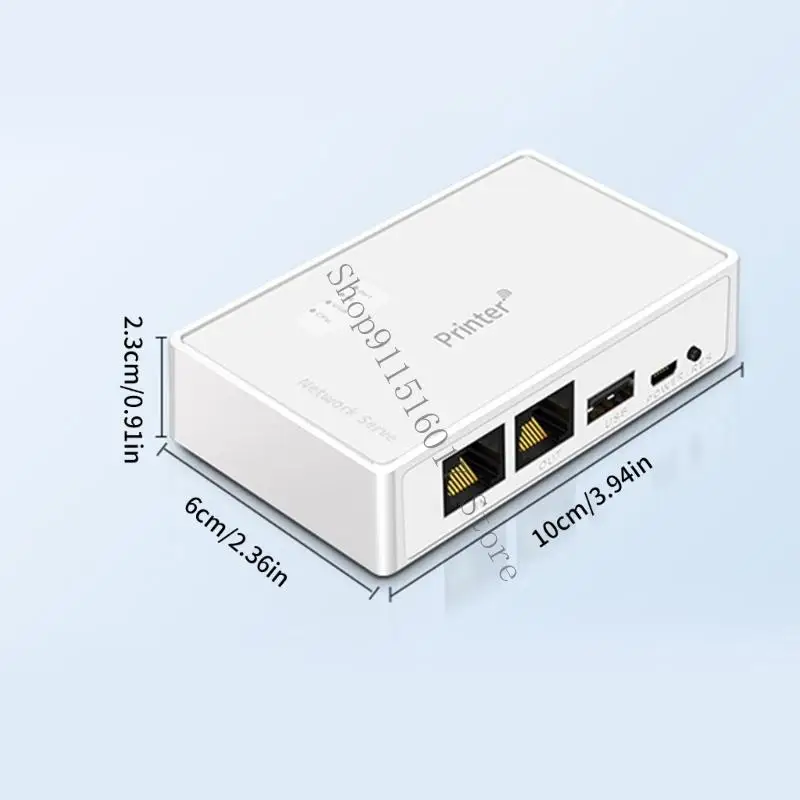 خادم الطباعة اللاسلكي USB 10/100 ميغابت في الثانية تحويل طابعة USB إلى جهاز مشاركة طابعة شبكة WiFi Ethernet اللاسلكية 45BA #6