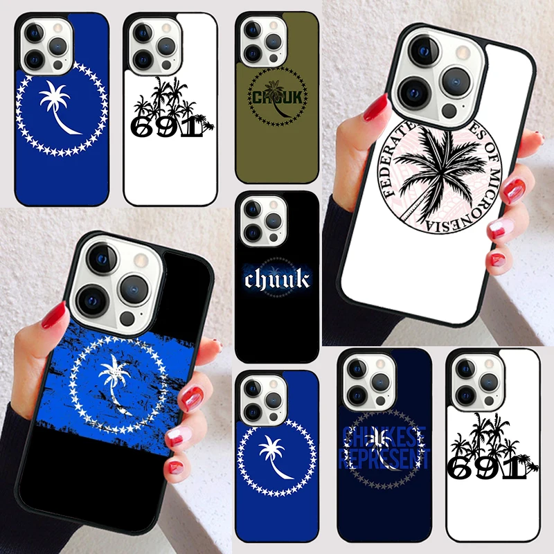 Chuuk Chuukese Pride 691 cover For iPhone 15 16 13 12 11 14 Pro Max Mini Max SE 2020 7 8 15 16 Plus Phone Case