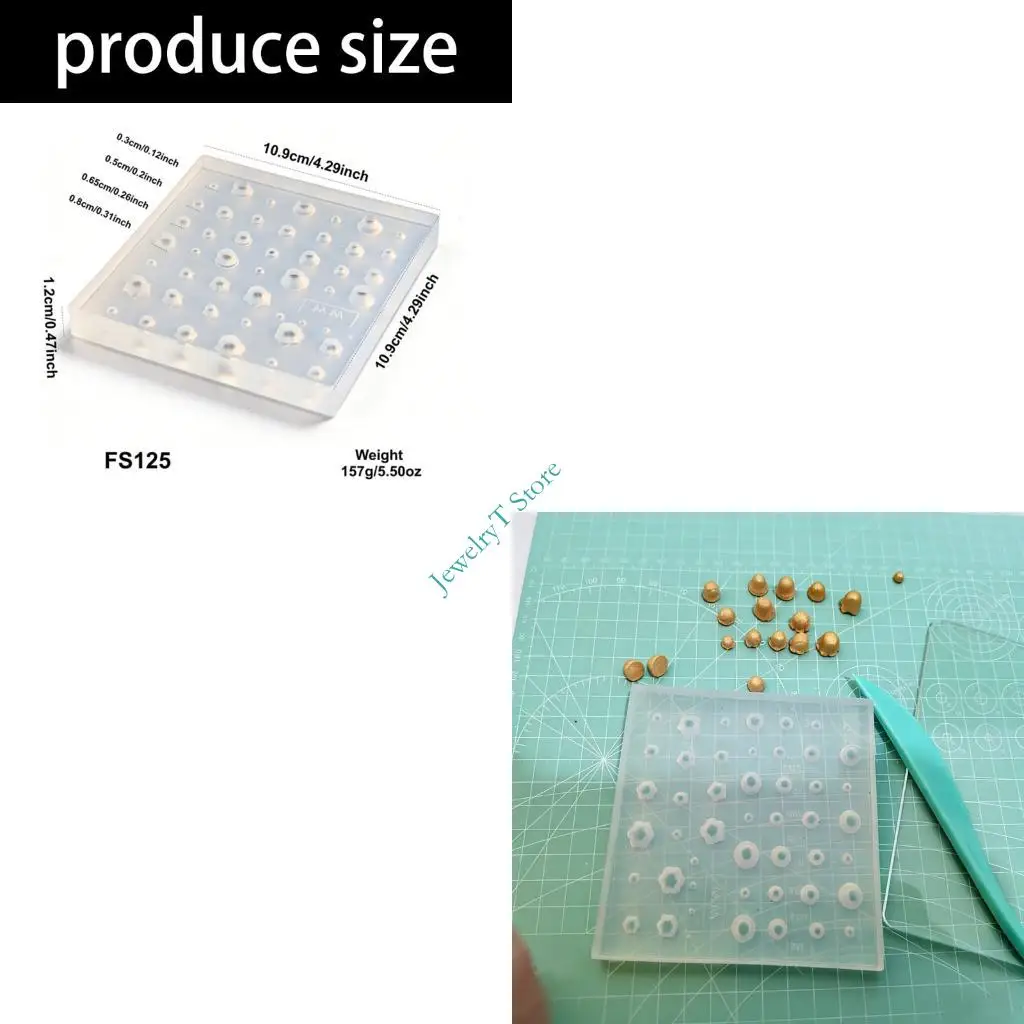 Creative Flower Earring Pendant Mold For Resin Clay Jewelry Crafting Silicone Design DIY Charm Making Tool Gift