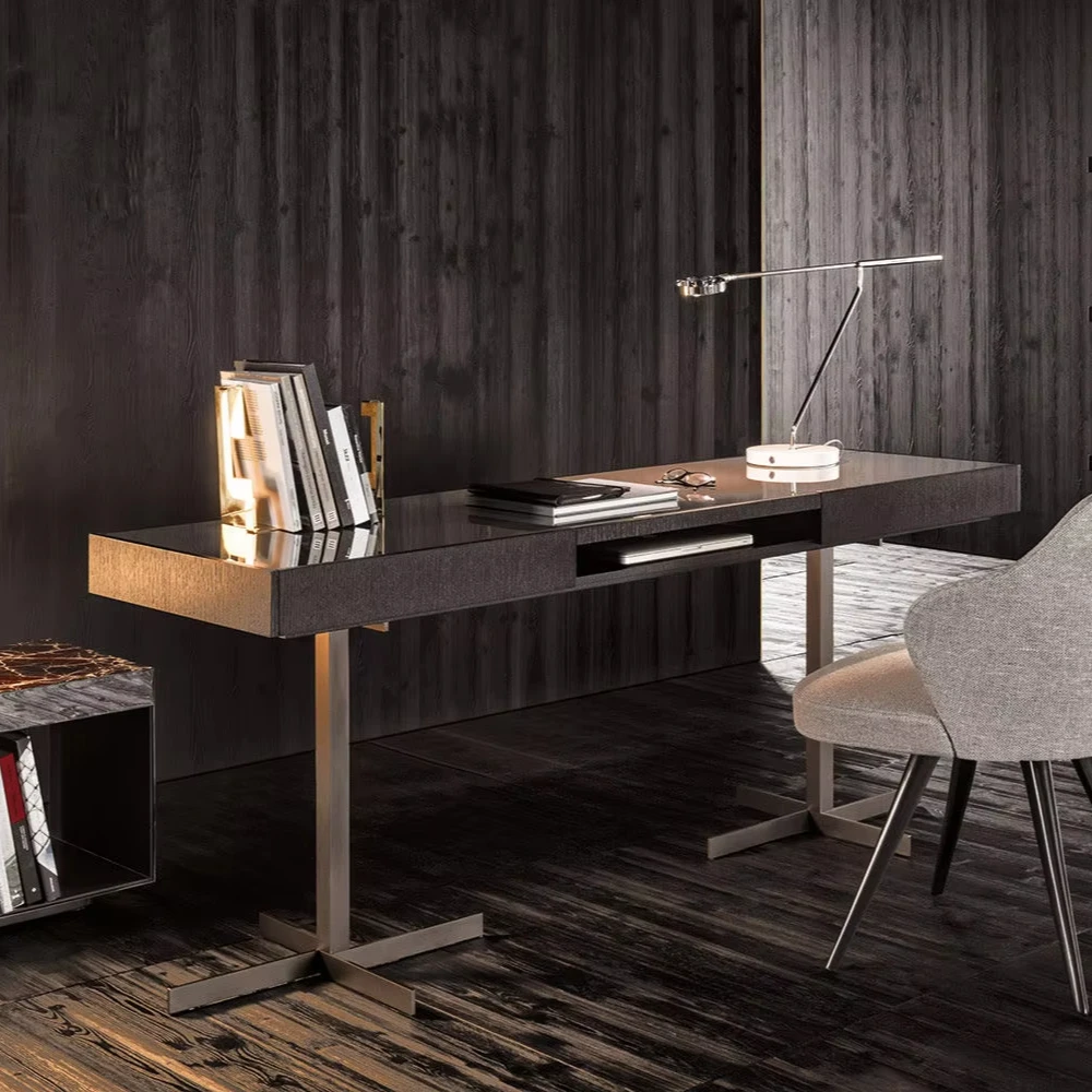 

Роскошный современный офисный стол для руководителя с прочной столешницей из МДФ, компьютерный стол для начальника или менеджера