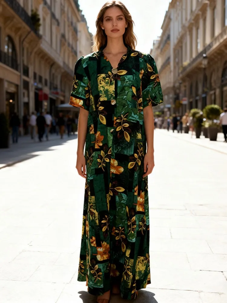 

African Dresses For Women Vetement Femme Dashiki Abaya Maxi Dress Africa Clothes Dashiki Ankara Dresses 2026 Spring Autumn New