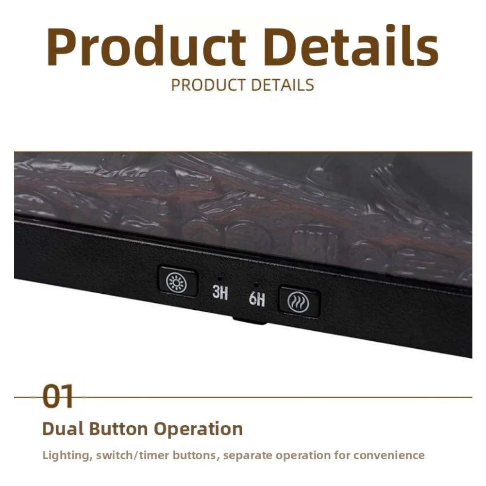 

Simulated Fireplace Flame Aroma Diffuser with 7 Color Lights Remote Control and Large 250ml Capacity Humidifier