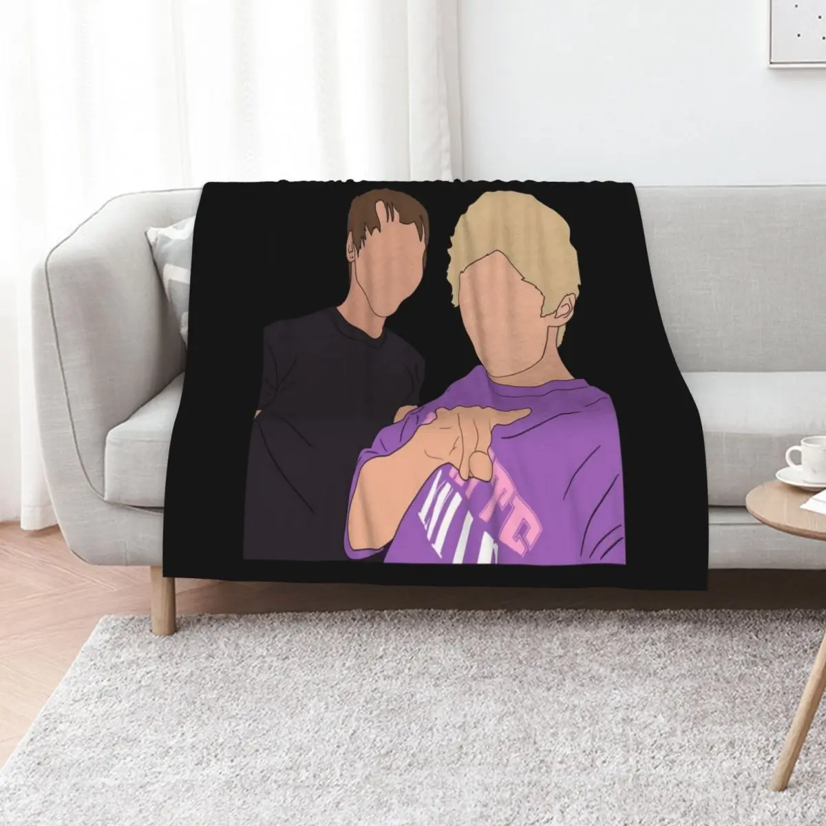 

Sam & Colby 1 Throw Blanket Sleeping Bag christmas gifts Fashion Sofas Thins Blankets