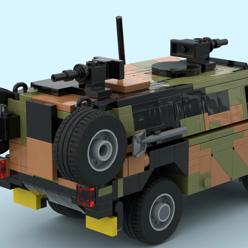 567 قطعة MOC-222570 سلسلة الحرب العسكرية Bushmaster PMV بنة نموذج الطوب مجموعة الهدايا الإبداعية الأولاد لعب للأطفال رائعة