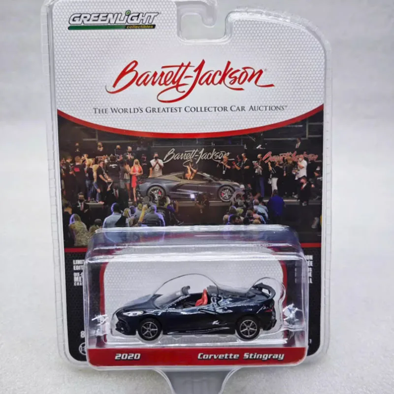 Greenlight 1/64 Scale 2020 Corvette's C8 Stingray Alloy Simulation Car Model Static Collection Decorated Holiday Gifts Toys