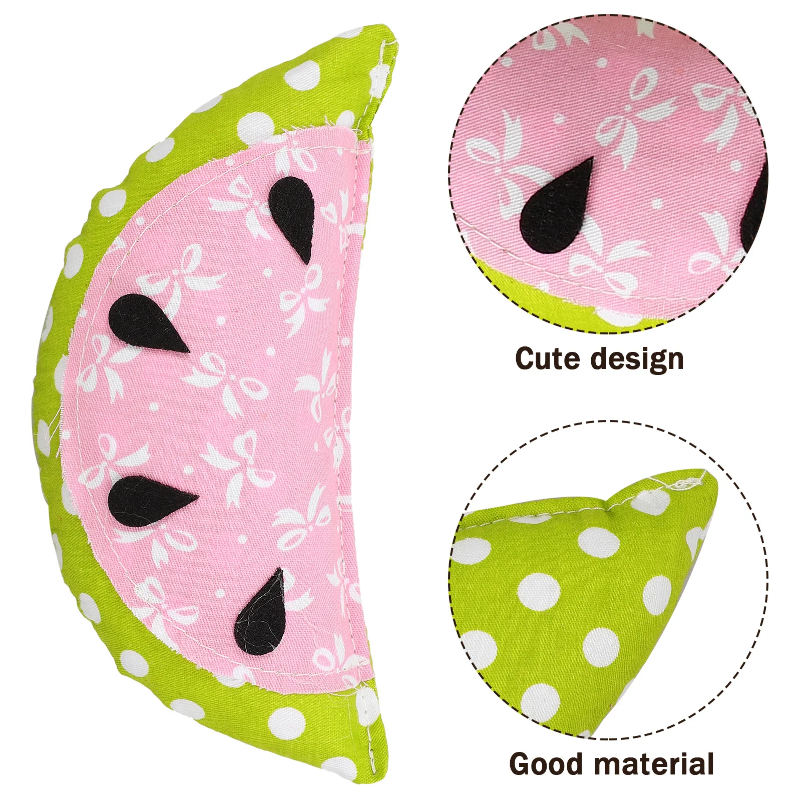 

6 Pcs Home Decoration Small Ornaments Artificial Watermelon Decorations European and Fake for Pp Cotton Fabric