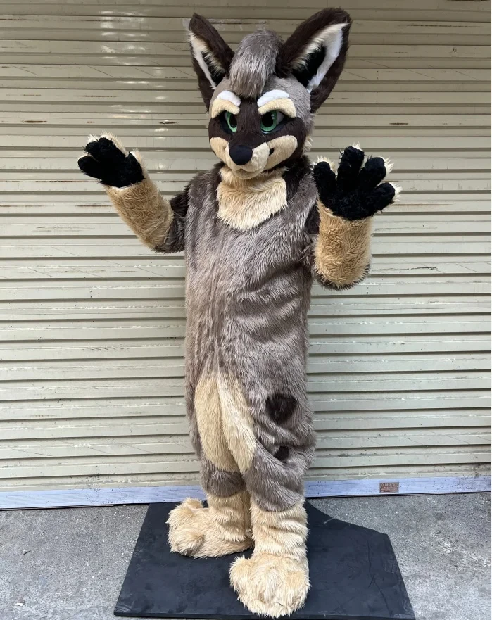 جديد أجش الكلب التميمة هالوين الهذيان الكبار لعب الأدوار الحيوان زي تمويه أداء حفلة عيد ميلاد