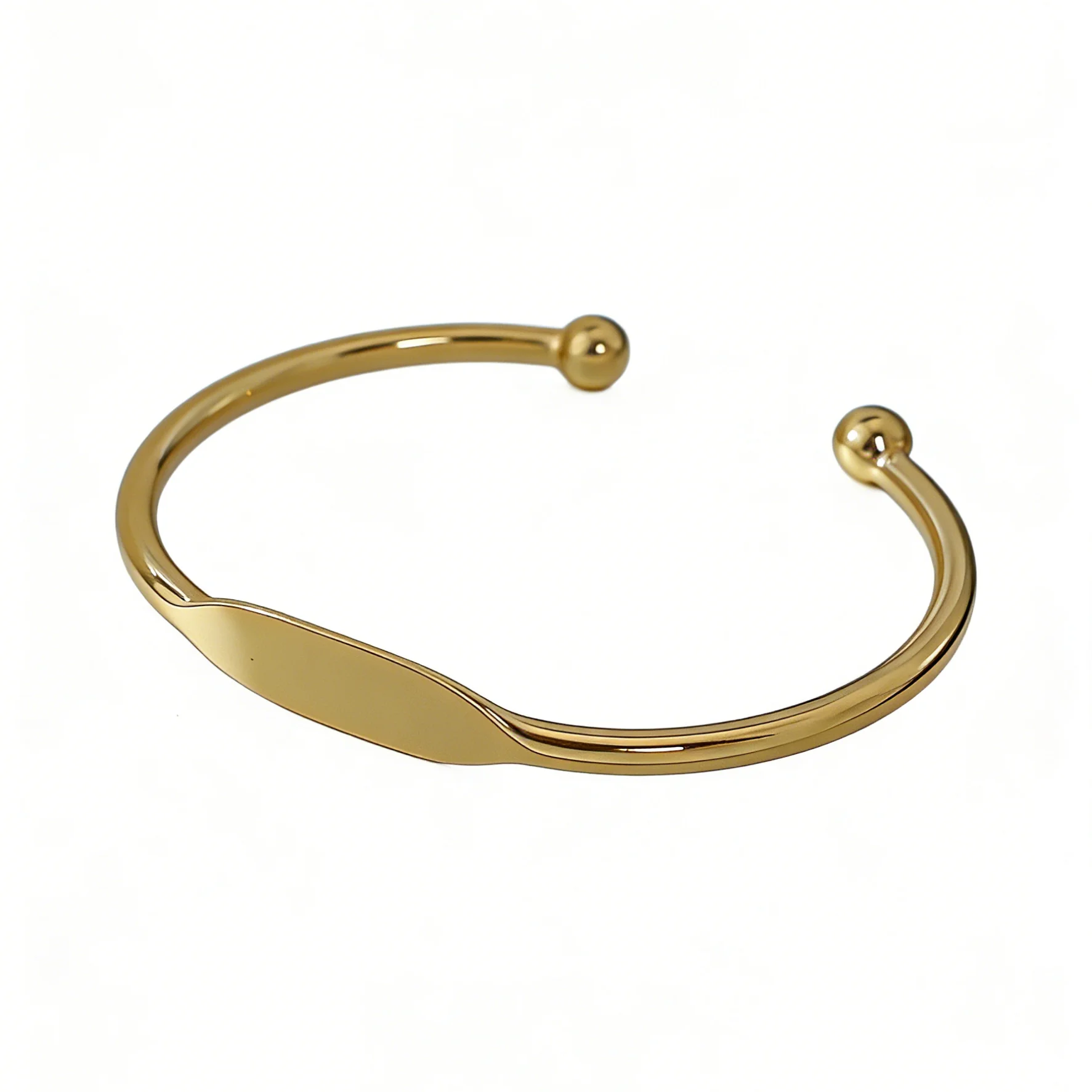 Minimalistischer, leichter Luxus-Armreif im schlichten Stil, französisches offenes Armband für Damen, Nischendesign, grenzüberschreitend heiß begehrter Armband-Schmuck im Großhandel