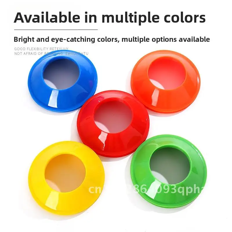 Football Ball Holder Multi functional Signage Disk Obstacle Training Equipment Football Training Signage Disk