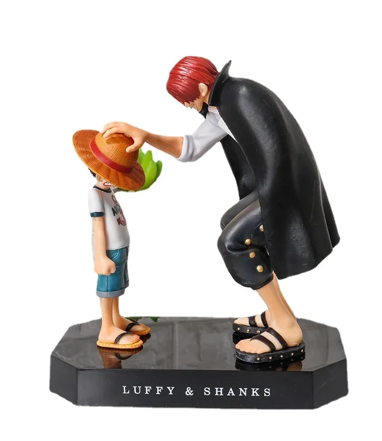 

18mm One Piece Monkey D. Luffy Shanks Action Figures Anime PVC Collection Figures Toys Gift