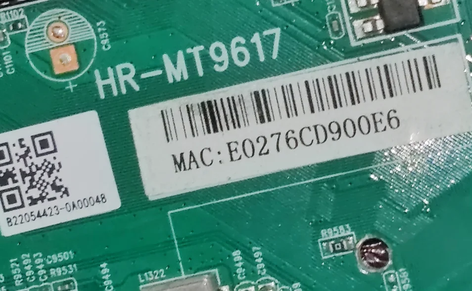 HR-MT9617   B22054423-0A00048   LEDWiFi network TV motherboard, tested well, physical photo