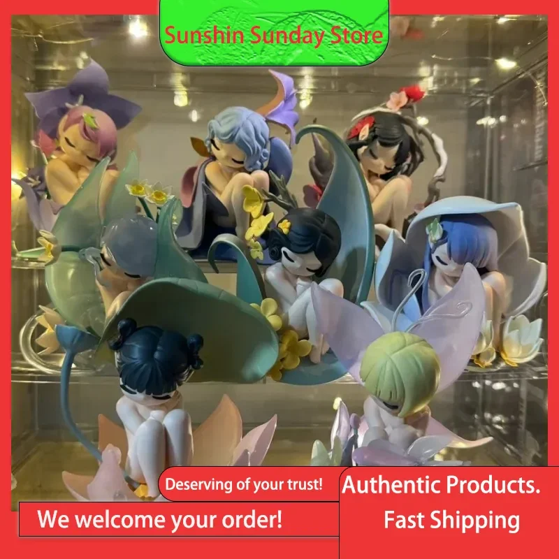 

Слепая коробка серии Sleep Flower Elf - модный милый орнамент куклы, изысканный прекрасный художественный подарок на день рождения, подходит для друзей