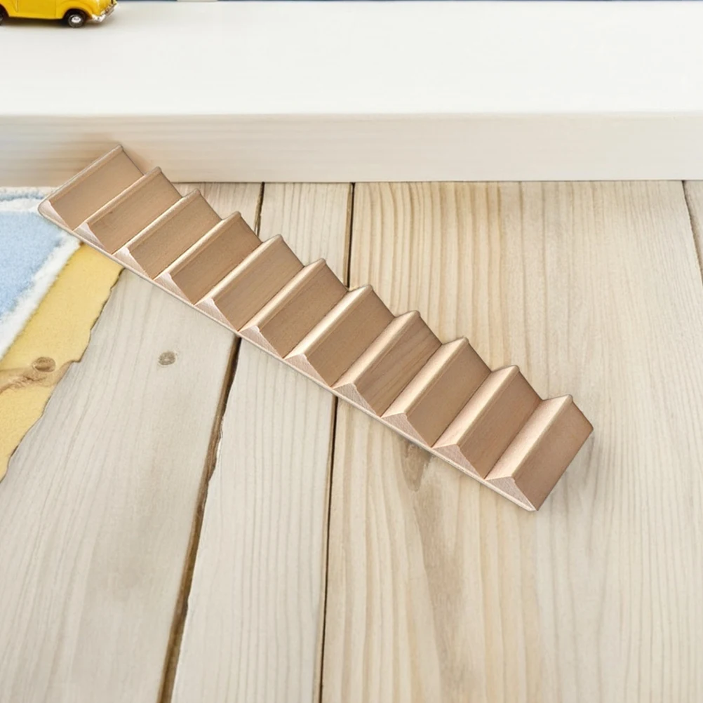 

3 Pcs Miniature Staircase Furniture Ornament Decorate Micro Landscape Decors House Wooden Dollhouse Child Lifelike Stairs