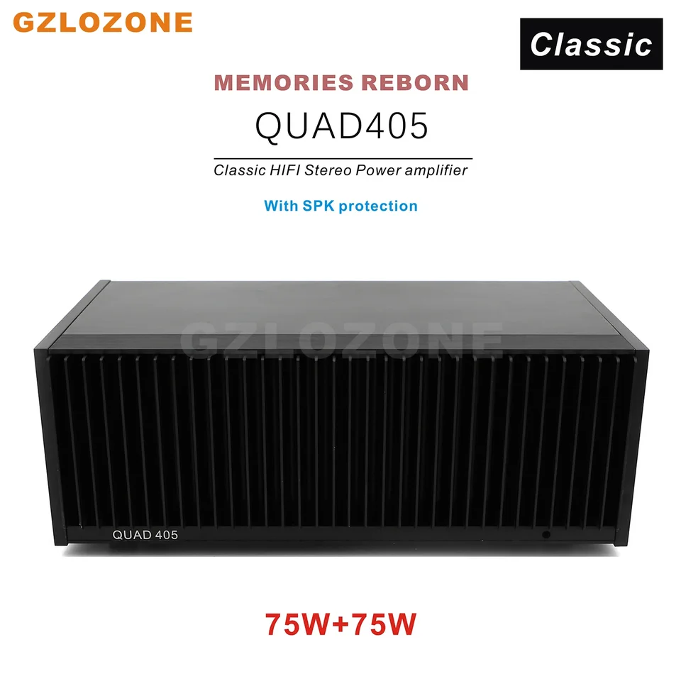 Classic HIFI Stereo QUAD405 Power Amplifier MJ15024 Base On QUAD