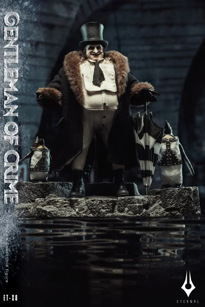 Juguete eterno Etx8 1/6 personajes de la película Gotham caballero del crimen pingüino Jazz conjunto completo modelo 12 pulgadas figura de acción mejor arte