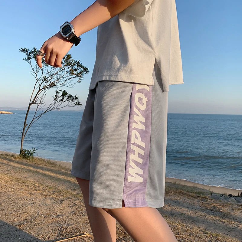Running Quick Dry Shorts Mens Gym Fitness Sports Bermuda Jogging Training Short Pants Summer Male Breathable Beach Sweatpants