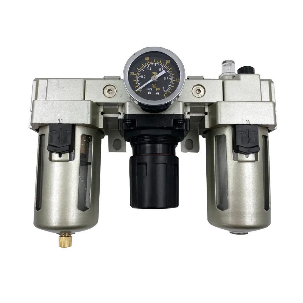AC3000-03 3/8 Inch Port Size FRL Air Maintenance Units Air Filter + Pressure Regulator + Oil Lubricator 25m ISO9001