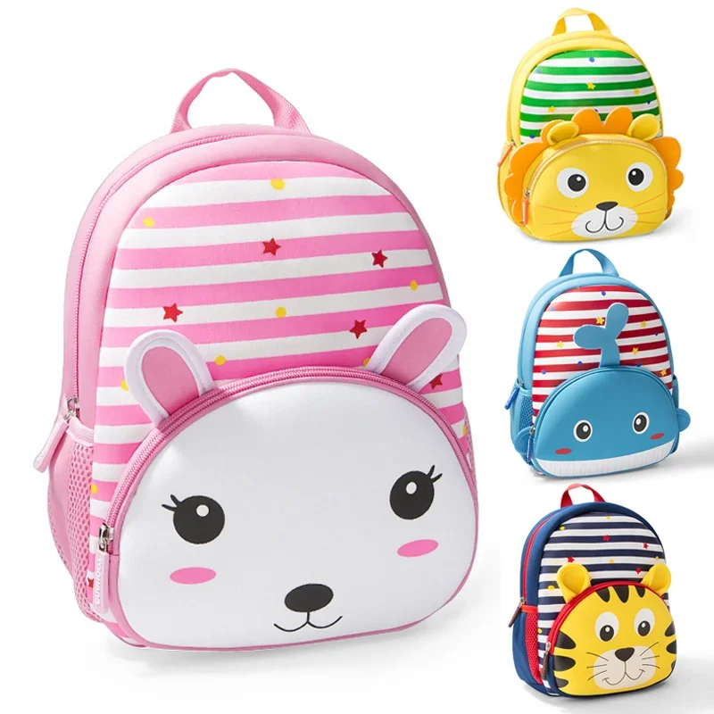 

Children School Backpack for Girls Pink Rabbit School Bags Kindergarten Boys Kids Bag Kawaii Schoolbag Toddler Student Sac A Dos