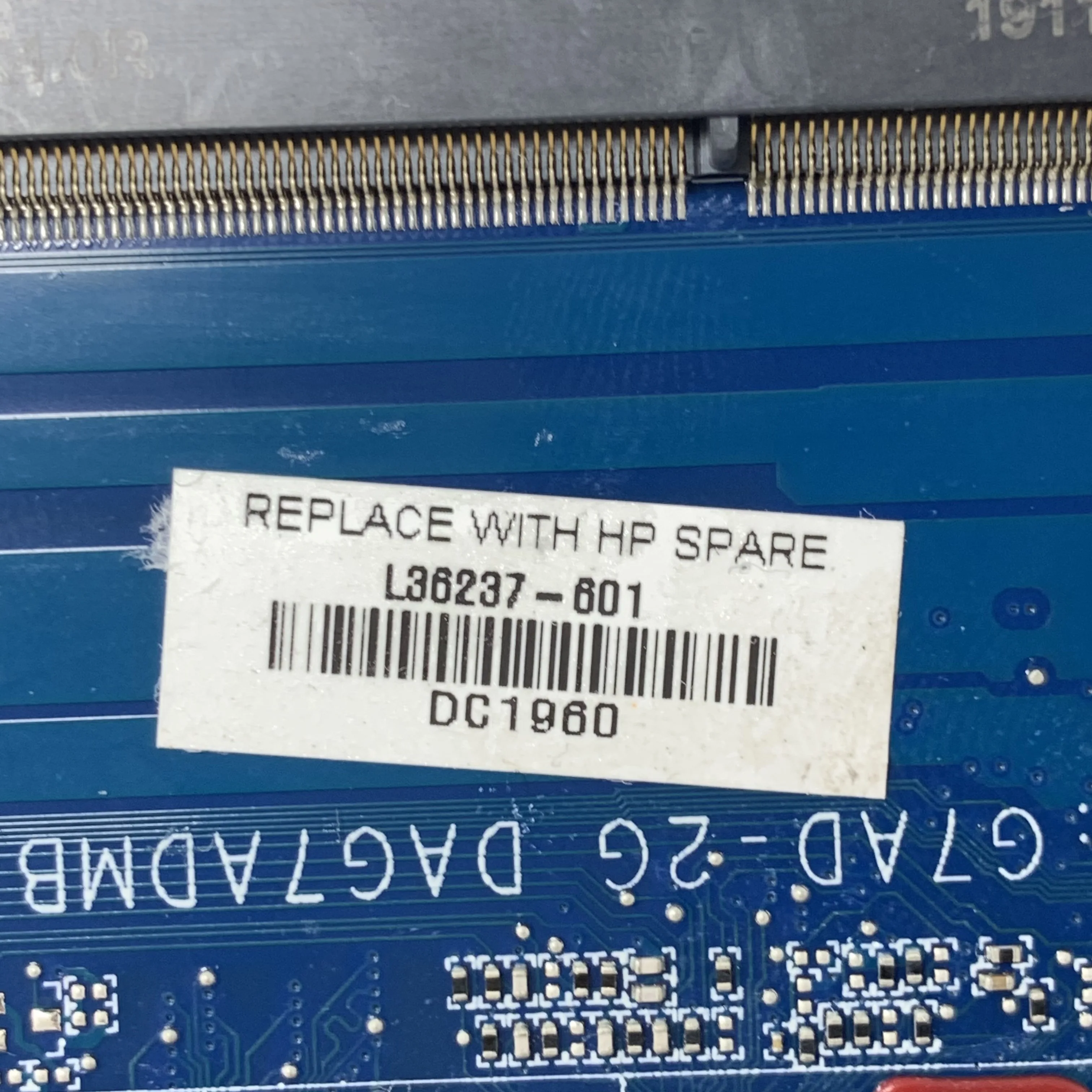 ノートブックマザーボード,HP Pavilion, L36237-601, L36237-001,dag7admb8d0,intel 14-ce 14-ce0000,14-ce1058wm,srd1v i3-8145U cpu,100% テスト済み