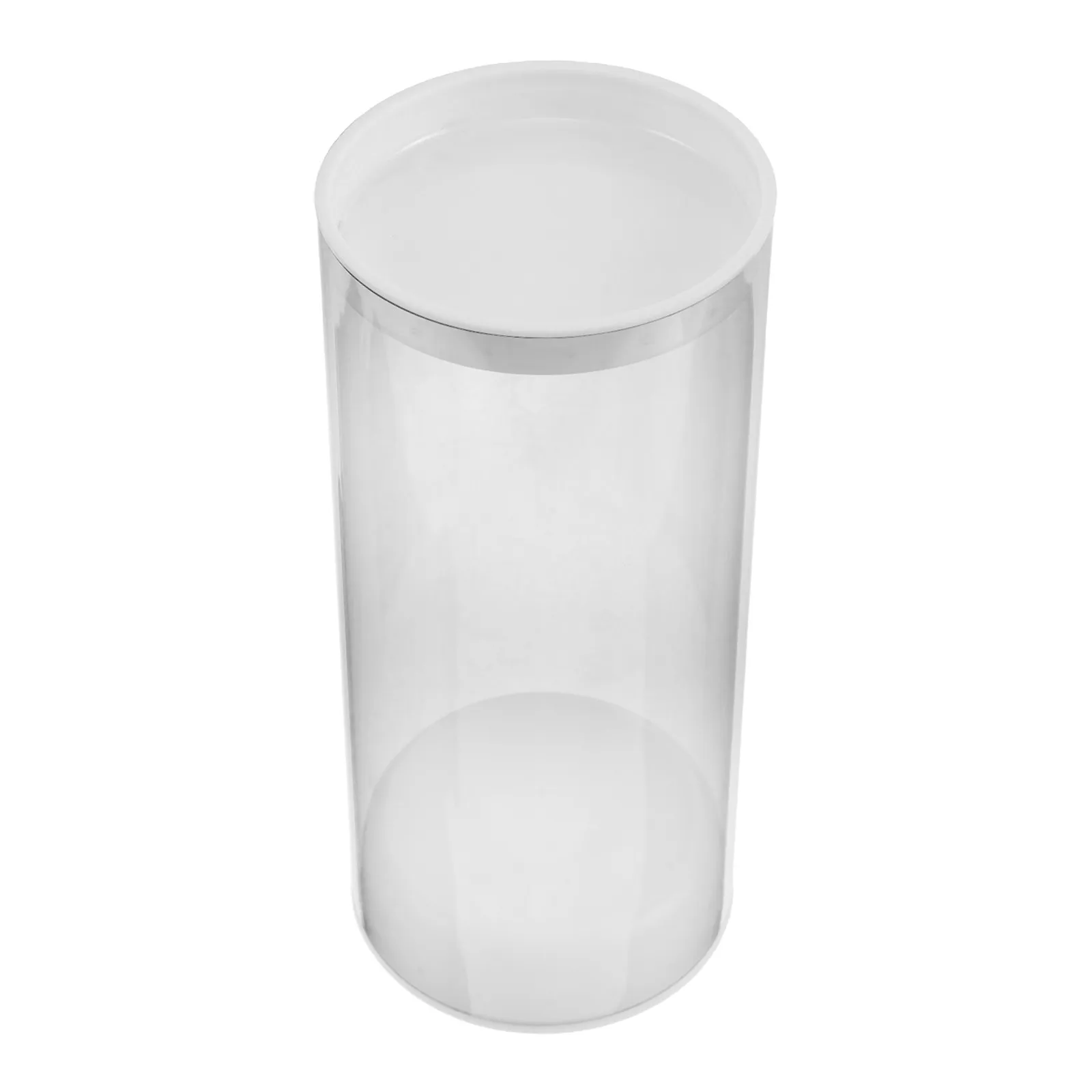 

Transparent Shuttlecock Storage Tube Plastic Badminton Organizer Lid Protective Container Gym Training Equipment Storage
