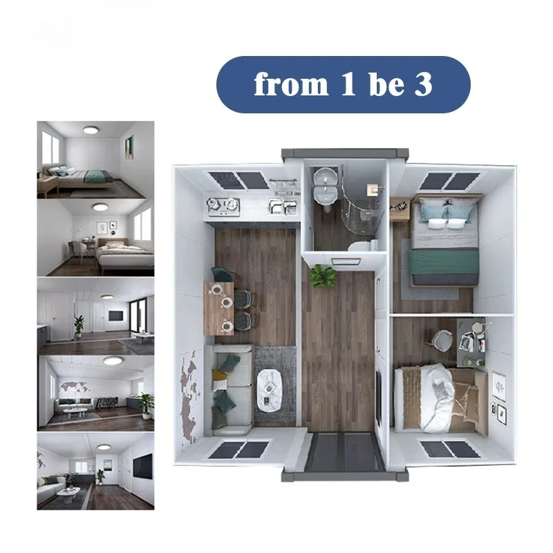 Prefab Luxury House Prefabricated Shipping Container Homes Office Container House Prefab Modern House