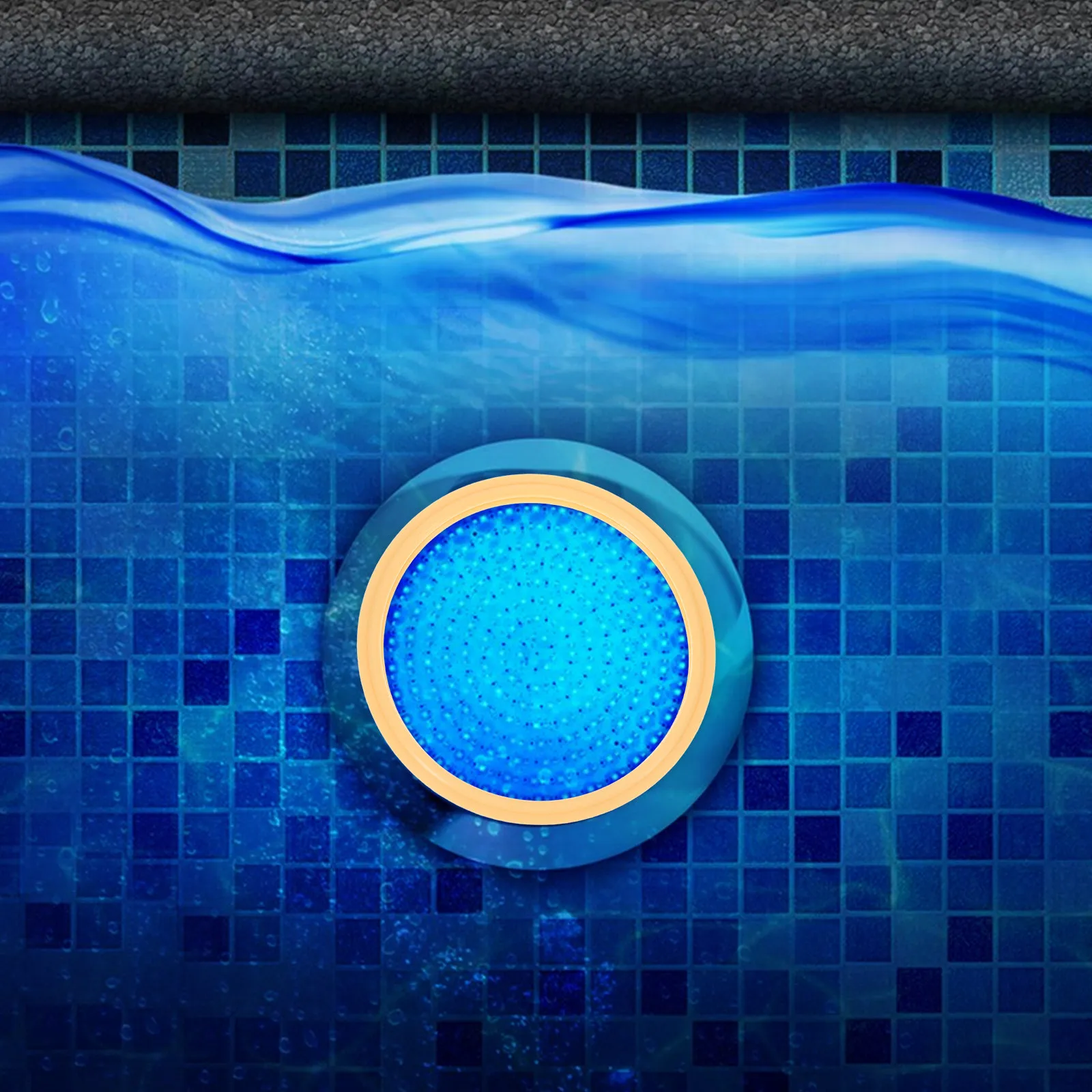 Pool Light Lens Gasket Premium PVC Waterproof Gasket for Flood Light Fixture Wall Mount Seal Leak Proof Pool Lighting Accessory