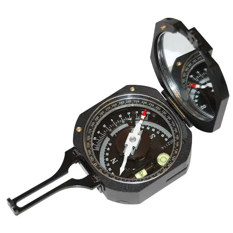 Pocket Transit Geology Optical Compass for Land Surveying