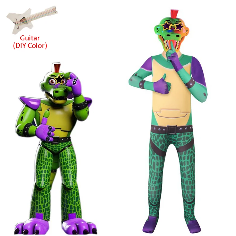 Bambini costumi di Halloween per ragazzi Anime Sundrop FNAF nevay Cosplay Freddy Fazbear ragazzi ragazze tuta abiti da festa di carnevale