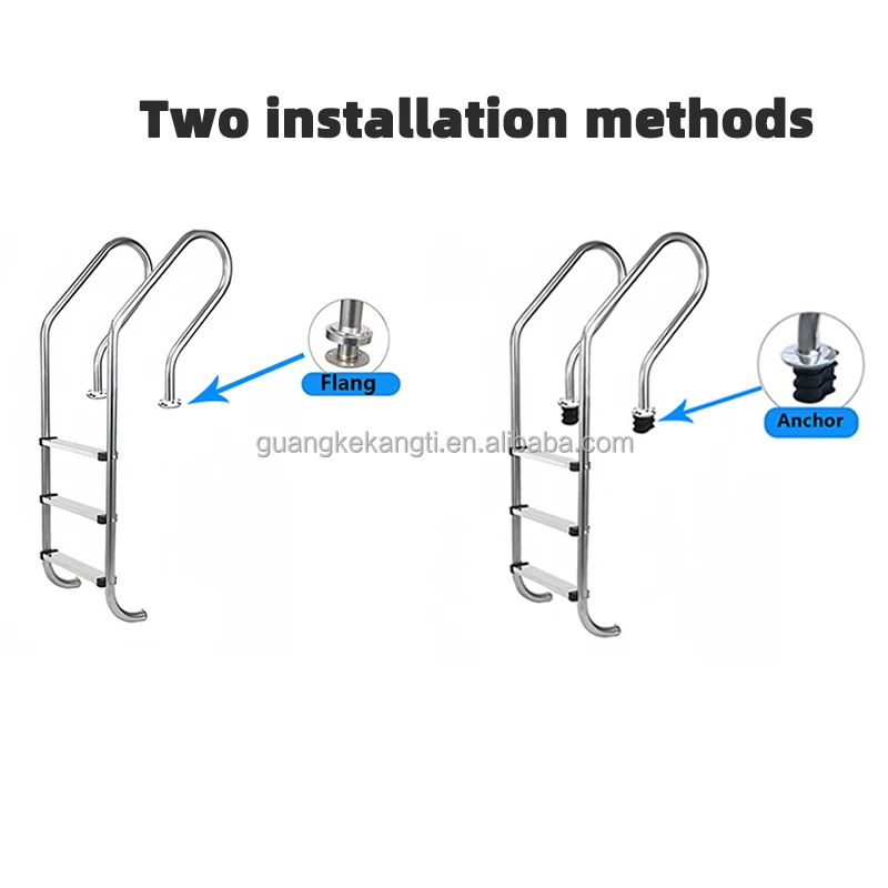 2 3 4 5 Steps Pool Stairs Stainless Steel Step Ladder In Swimming Pool With With SL / SF / MU Series