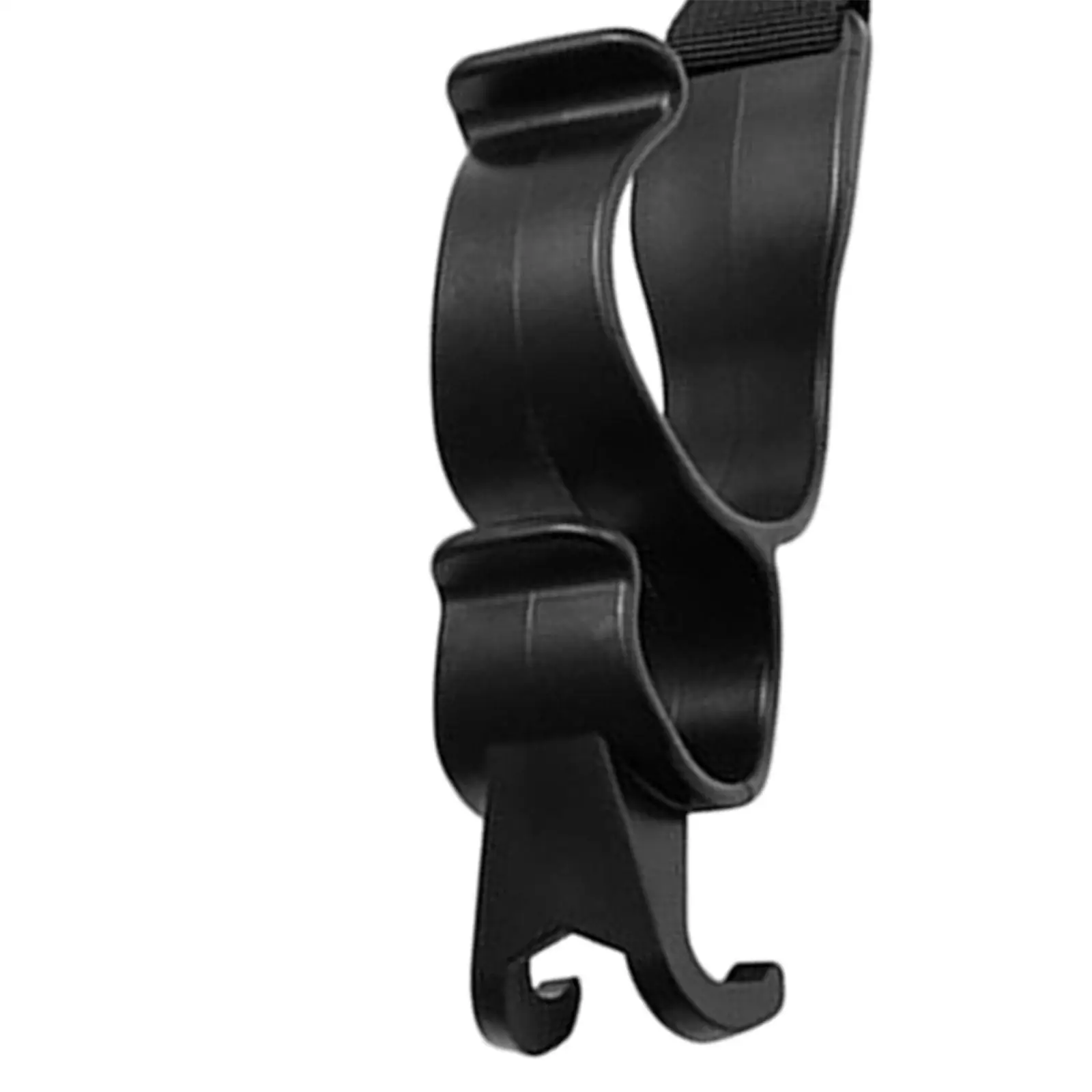 2Pcs Universal Car Seat Hooks Organizer Load Bearing to 15kg Adjustable Seat Back Hook Hanger for Fishing Rods Toys Jackets