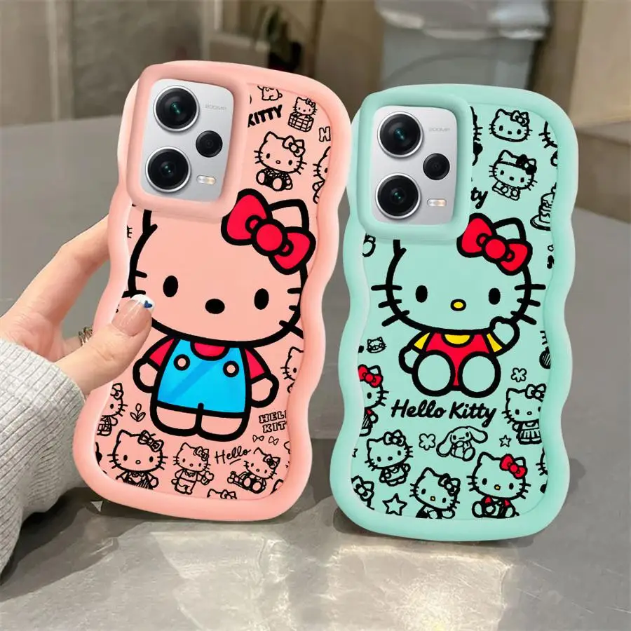 حافظة لهاتف Xiaomi Redmi A5 12C 14C A1 + A2 Plus 9C 10C 13C 9T 10A A3 لطيف القط مرحبا كيتي #2