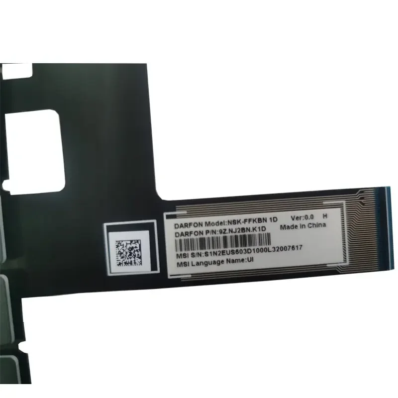 New Backlit US Keyboard For MSI GE66 Raider MS-1541 GP66 GS66 Stealth MS-16V MS-1542/1543