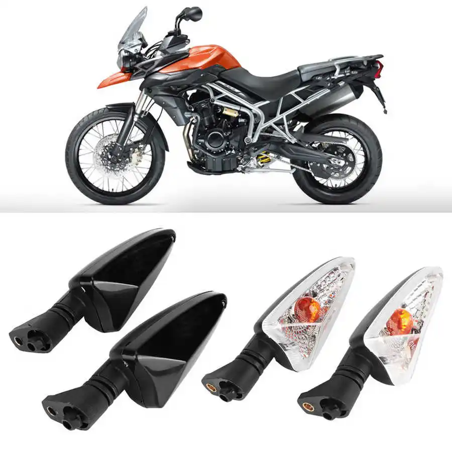 مؤشر دراجة نارية المتعري استبدال المصباح ، بدوره مصباح إشارة ، اكسسوارات أدوات ، النمر 800 ، 1050 ، 675 ، 1 زوج