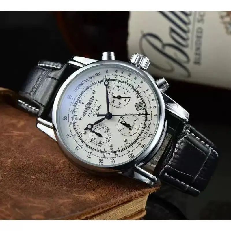 2026 Neue Zeppelin Airship Automatik-Herrenuhr Retro Business Gedenkgeschenk Mode Freizeit Armbanduhr Gehäuse Neue Uhr