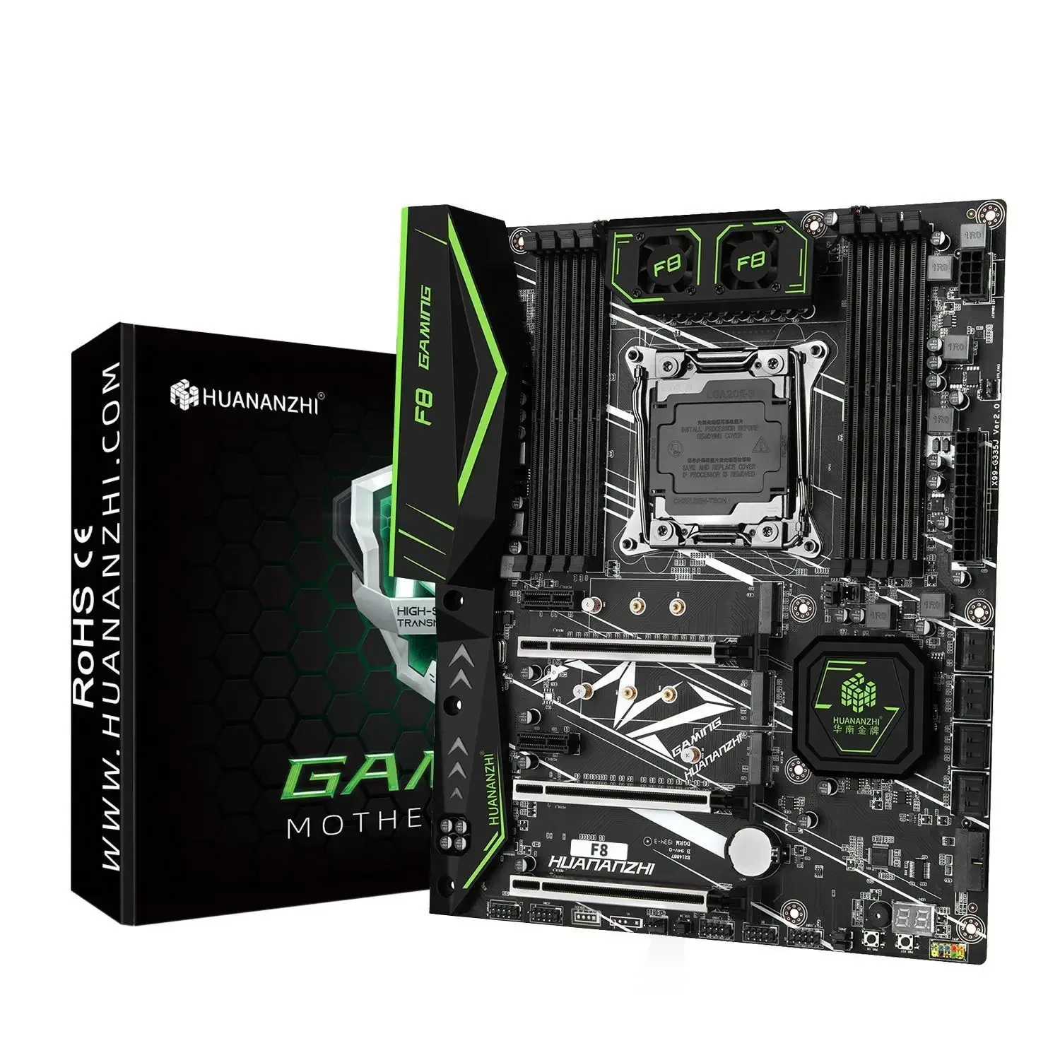 HUANANZHI X99 F8 X99 Motherboard With XEON E5 2690 v4 32GB = 2 X