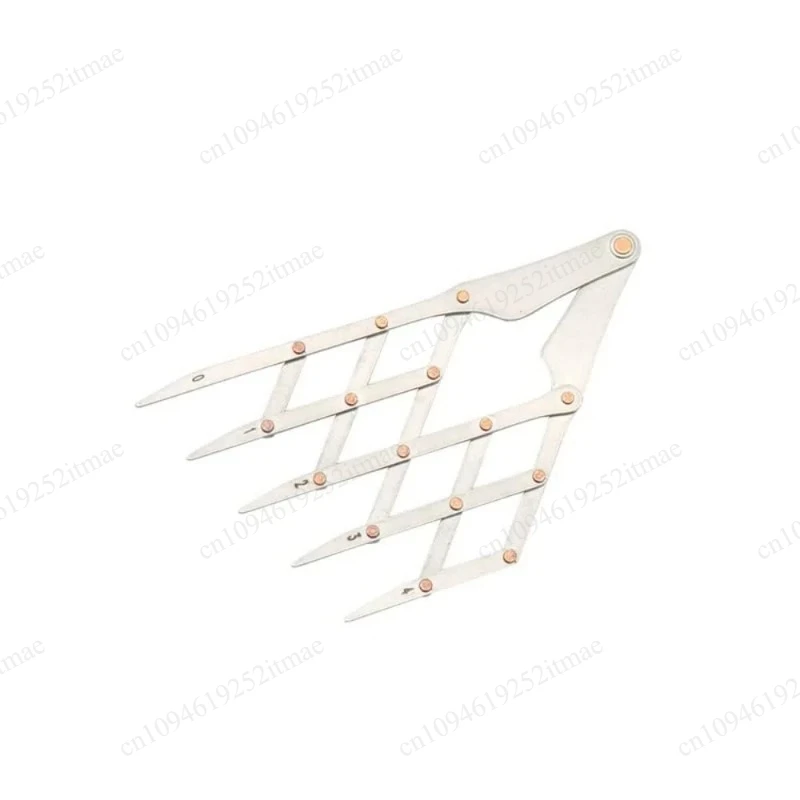 Stainless Steel Equally Spacing Sewing Gauge Multi-tooth Divider Ruler Quick Mark DIY Auxiliary Tool