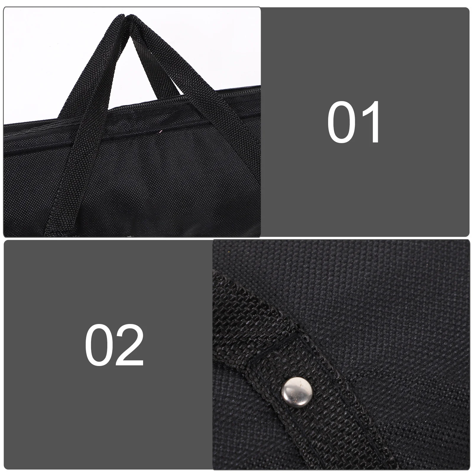 

32-Key Melodica Bag Thickened Portable Harmonica Storage Bag With Zipper Durable Harmonica Holder For Organizing Instrument