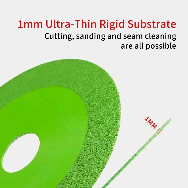 Chowmaster Glass Cutting Disc 100x20/22.23mm Ultra-thin Saw Blade Diamond Jade Wine Bottle Ceramic Polish Angle Grinder Machine