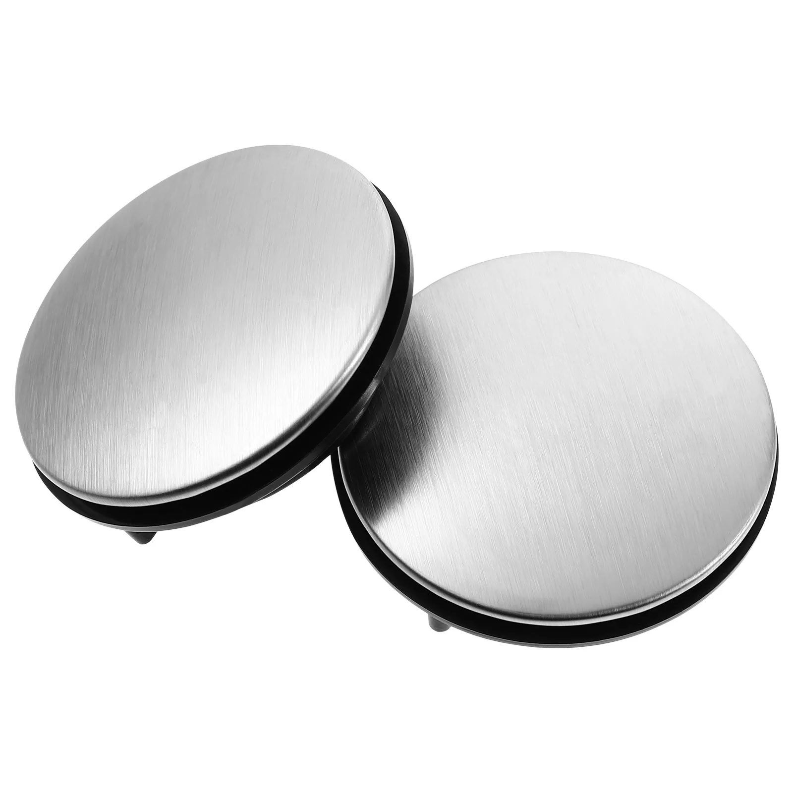

2Pcs Brushed Stainless Steel Sink Hole Cover Faucet Hole Stopper for Kitchen Sink 31-40Mm Leak Resistant Gasket Included