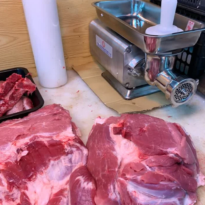 Electric Stainless Steel Automatic Meat Grinder Machine for Restaurant and Farm New Condition
